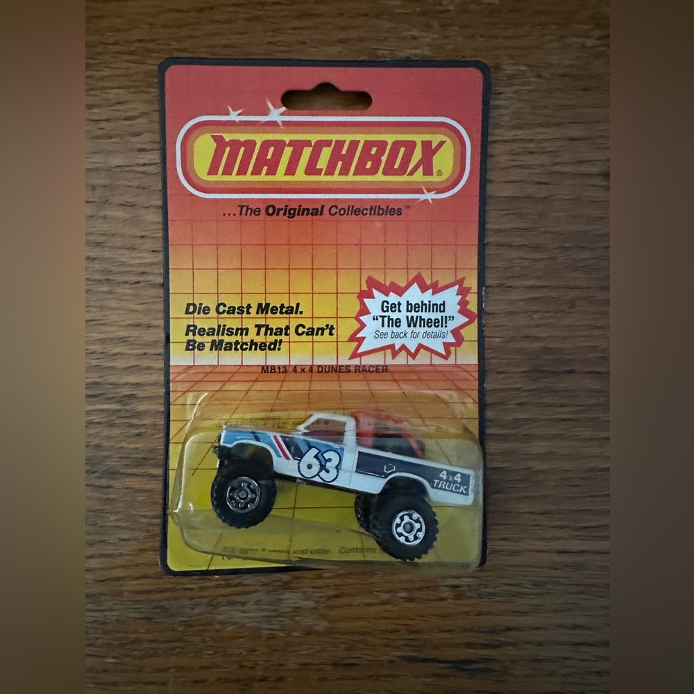 Matchbox die cast metal 4+4 Dunes Racer vintage new in box